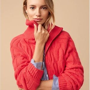 Petite red suéter/ cárdigan